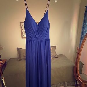 Bill Levkoff blue bridesmaid dress size 8